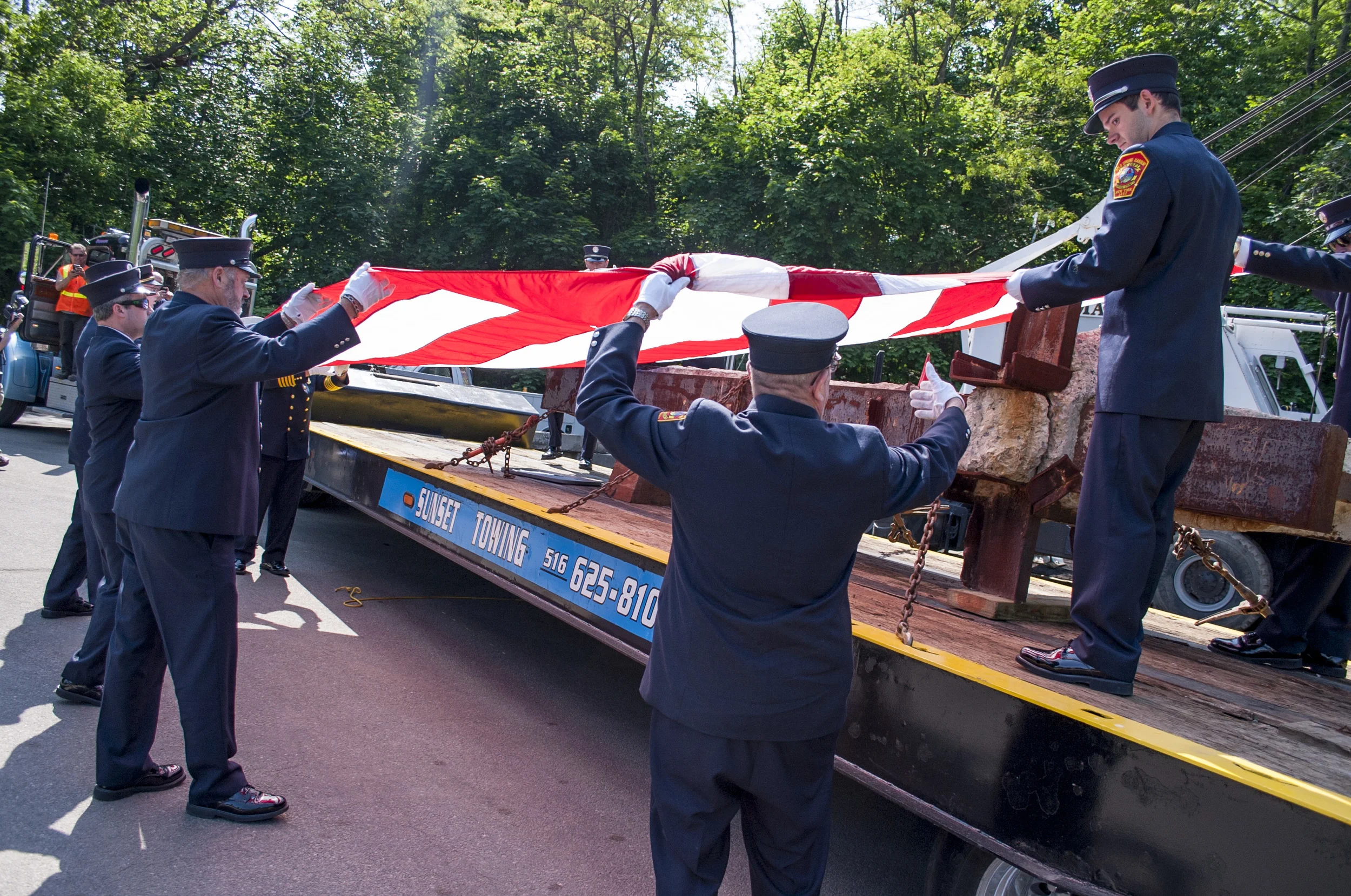 World Trade Center Steel Secured For Planned Memorial In Cold Spring Harbor