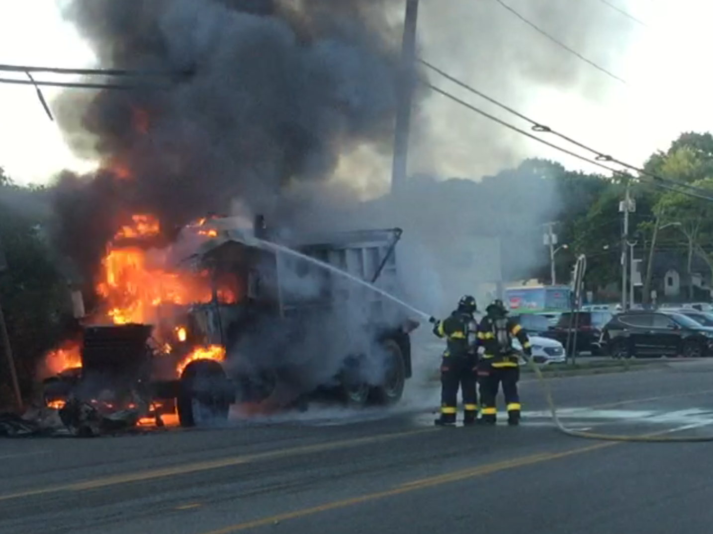 Dump Truck Fire Shuts Park Avenue