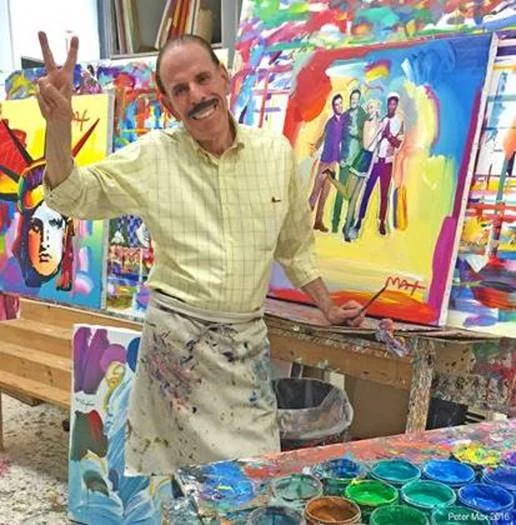 Peter Max Showing Huntington Lighthouse Some Love