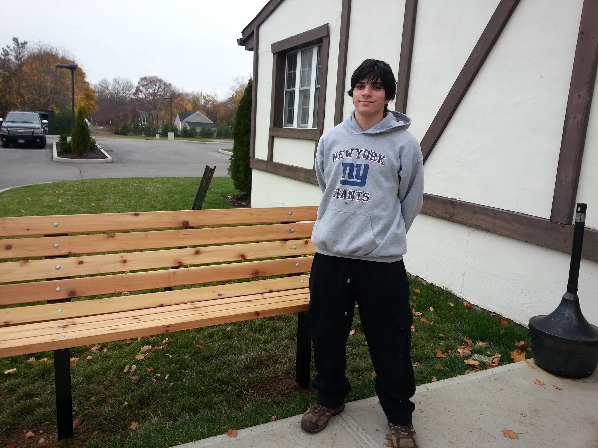 Melville Eagle Scout Builds Benches For Church