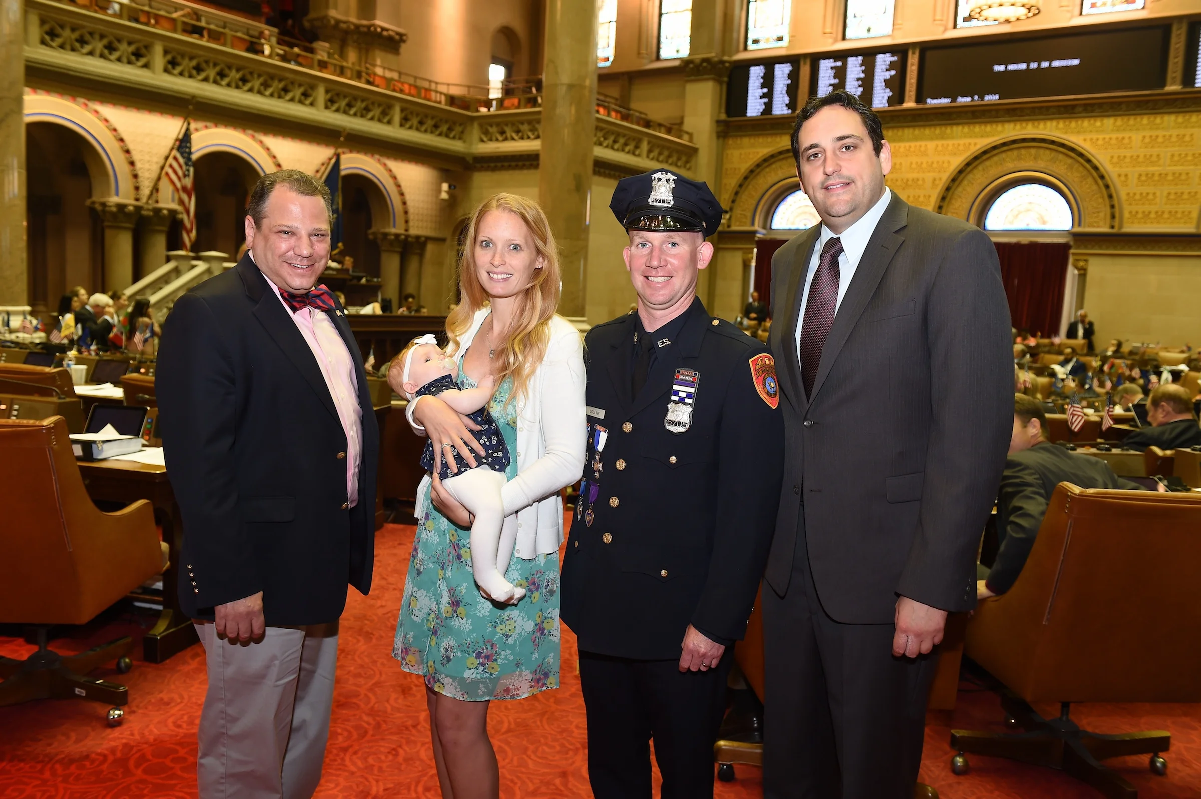 Officer Shot On Duty Honored In Albany 