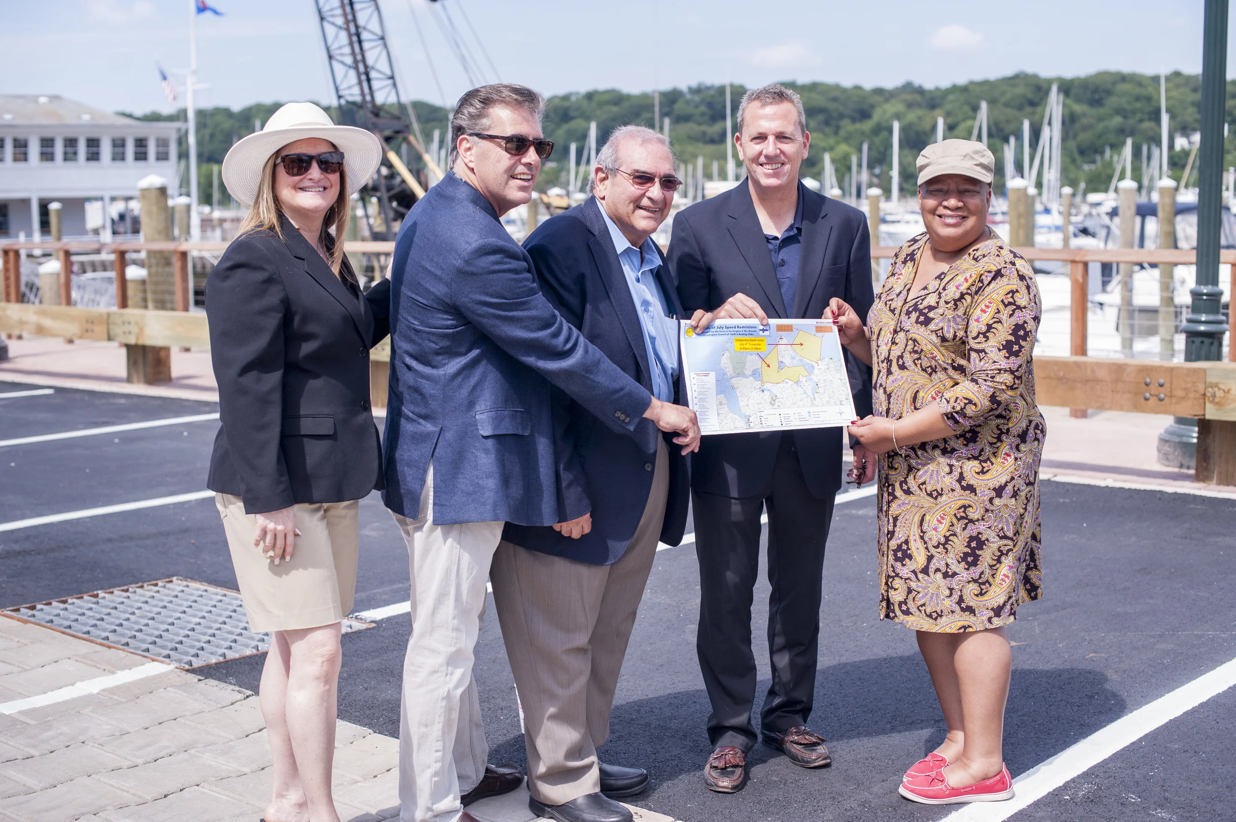 Halesite Marina Dedicated, Boating Safety Urged