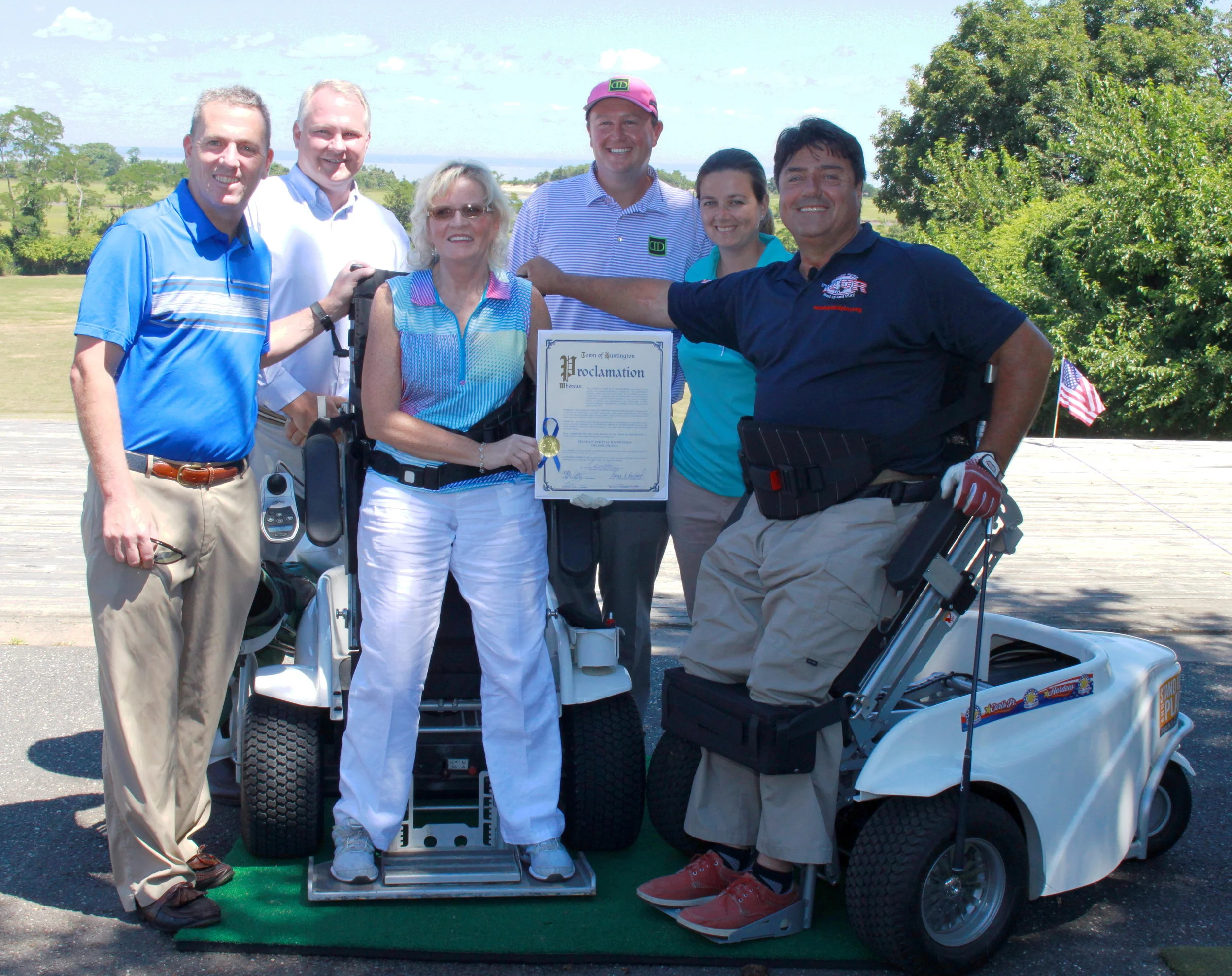 Outing Raises Money Toward Purchase Of ParaGolfer Wheelchair
