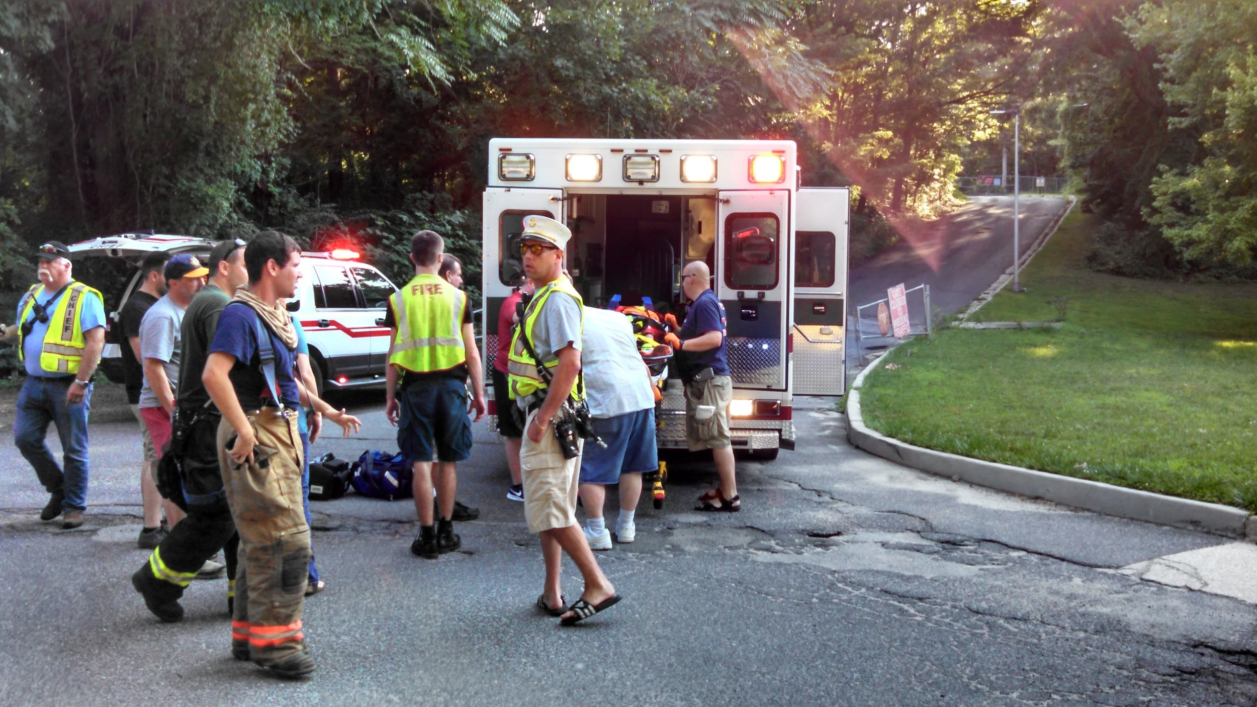 Injured 10-Year-Old Biker Rescued In East Northport Park