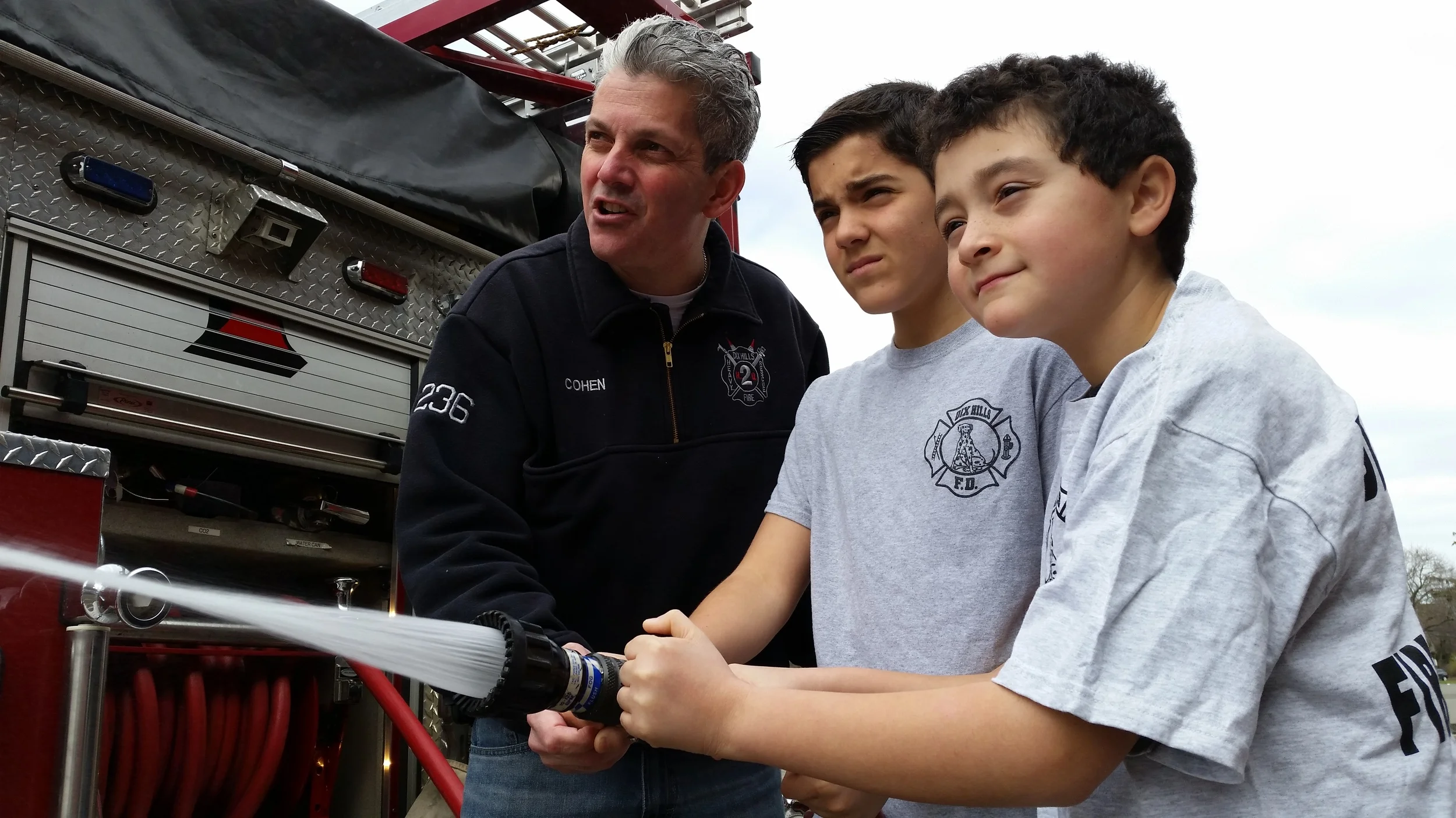 Dix Hills Junior Firefighter Academy Incoming