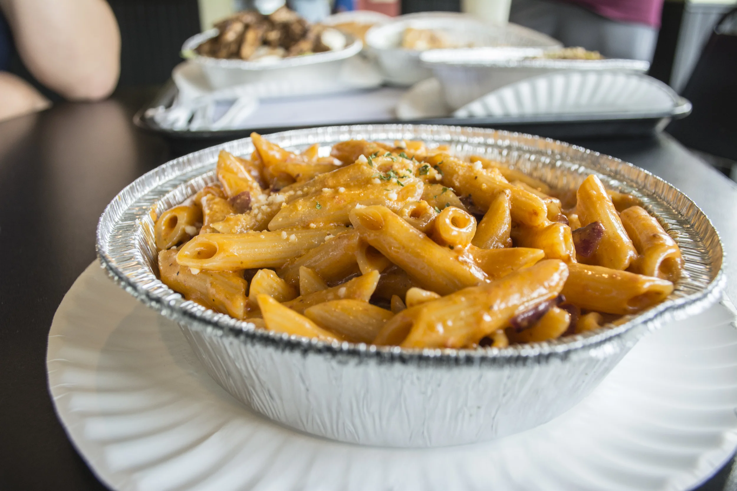 The penne ala vodka at Jonny D’s Pizza is both creamy and hearty, and provides blasts of flavor in each bite.