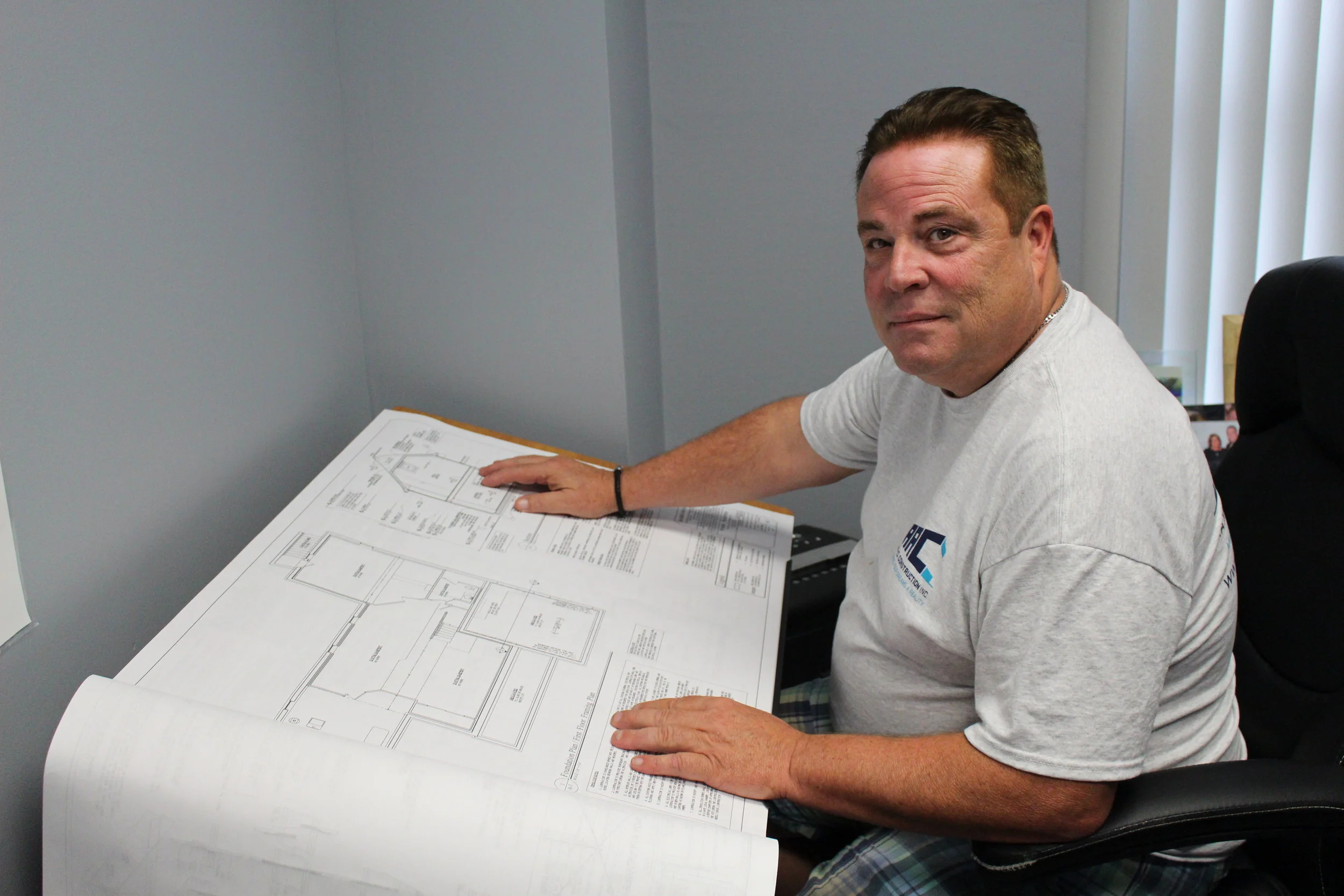 *Long Islander News photos/Janee Law Bob Didier, owner of Melville-based JARC Construction, has been in the construction business for more than 20 years, but opted to start his own business in 2014.