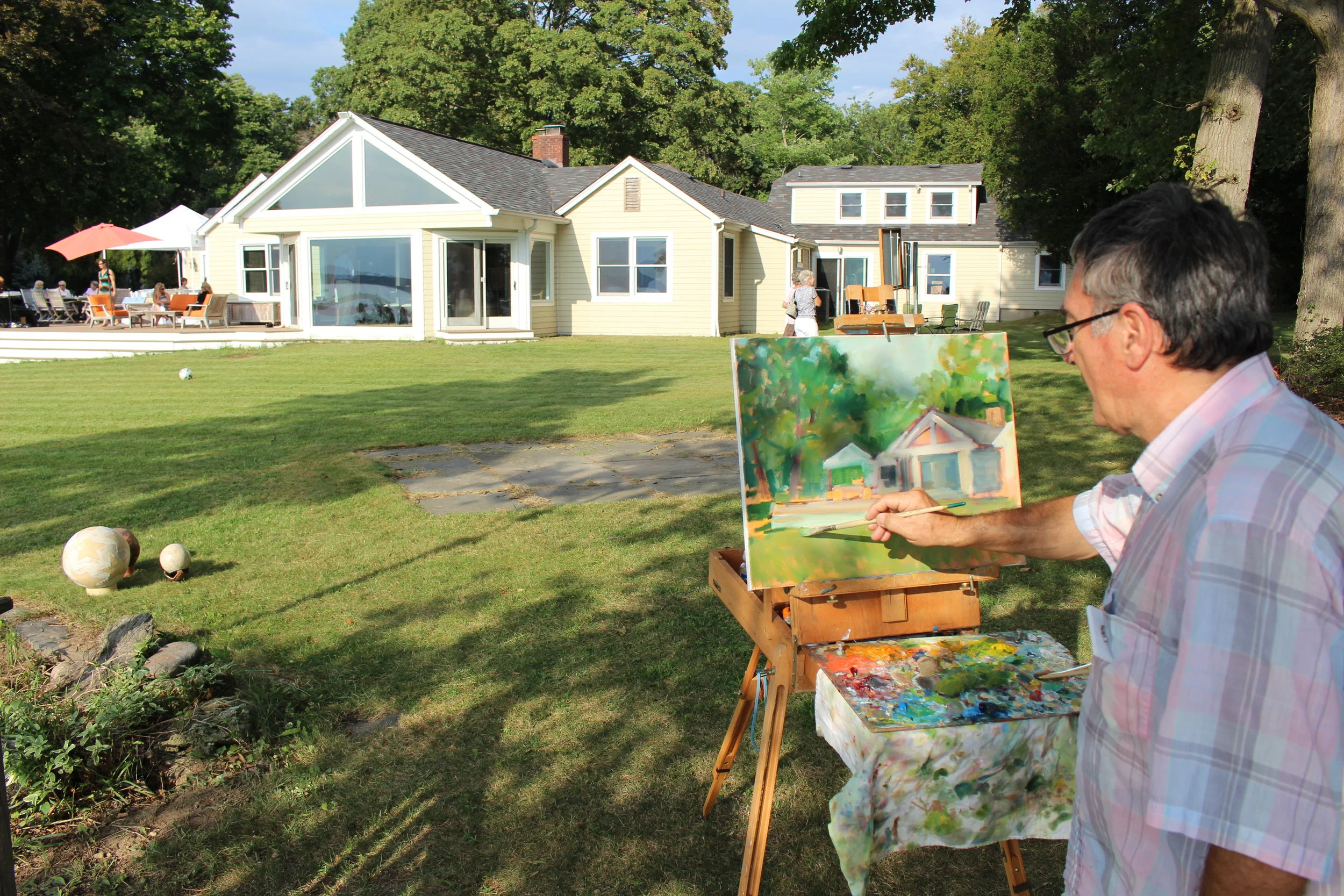 An Art Gallery With A Side Of Open House