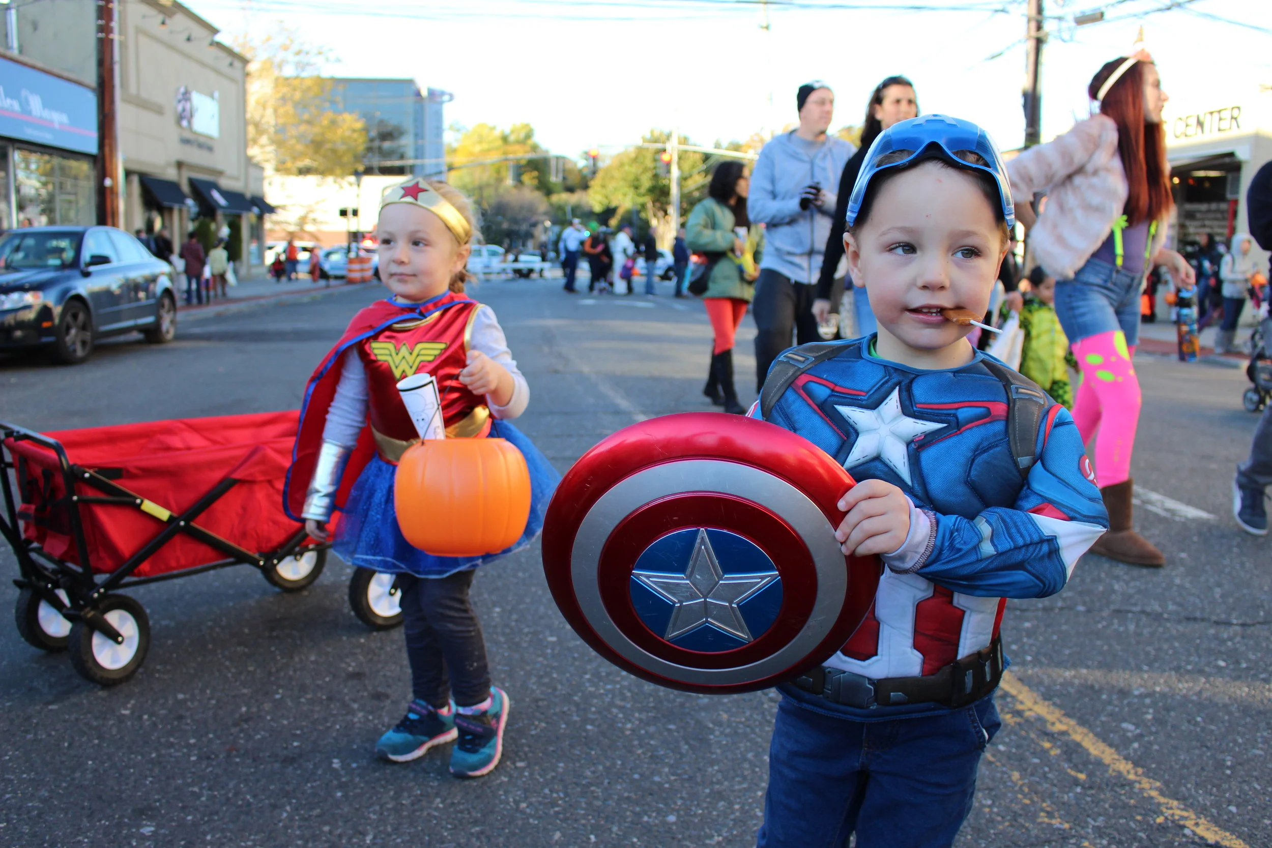 Witches, Superheroes, More Roam Village On Halloween