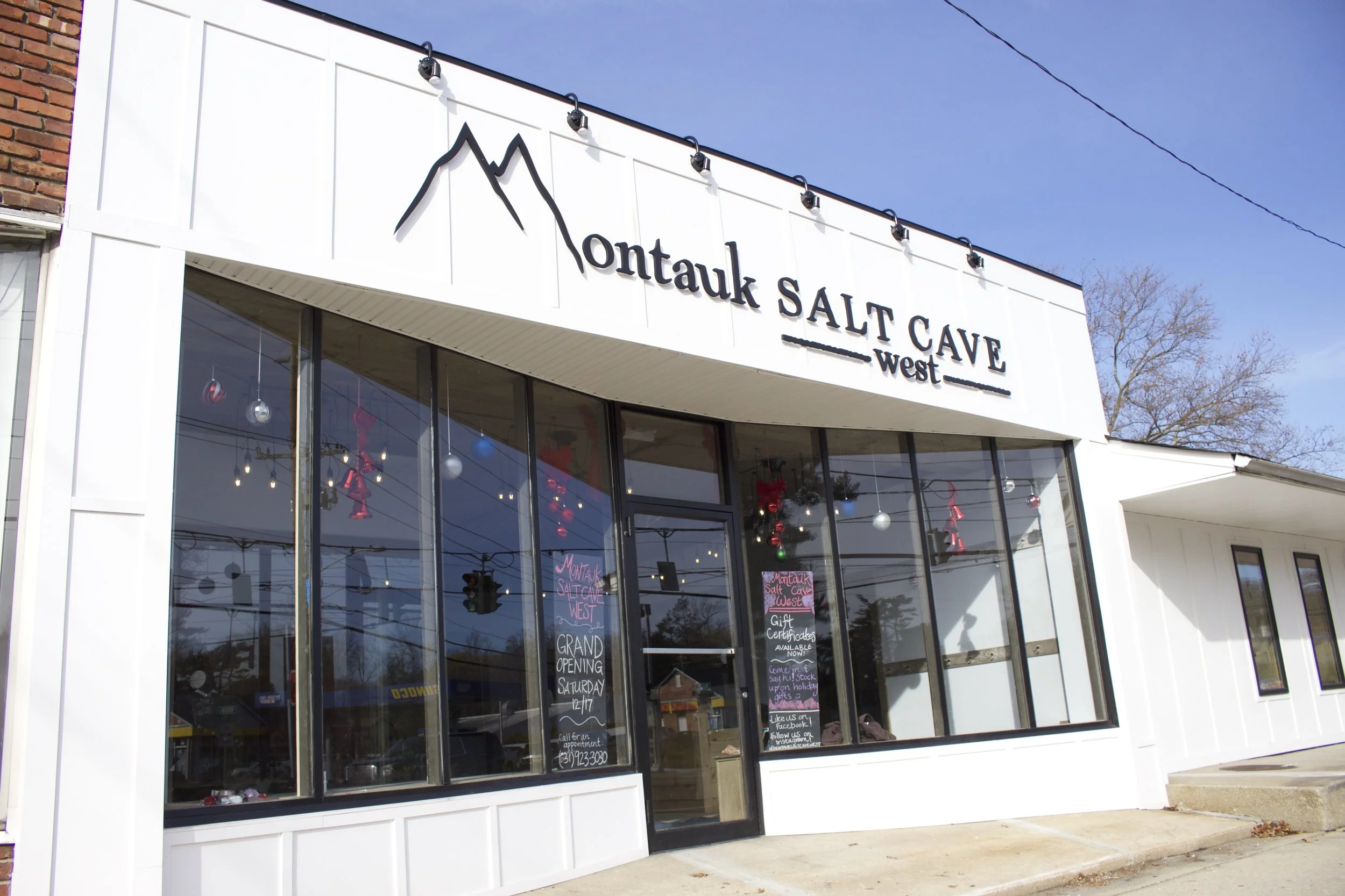 Montauk Salt Cave West, which offers salt therapy, is set to host a grand opening ceremony this Saturday, 10 a.m., at its new 179 New York Ave. location.
