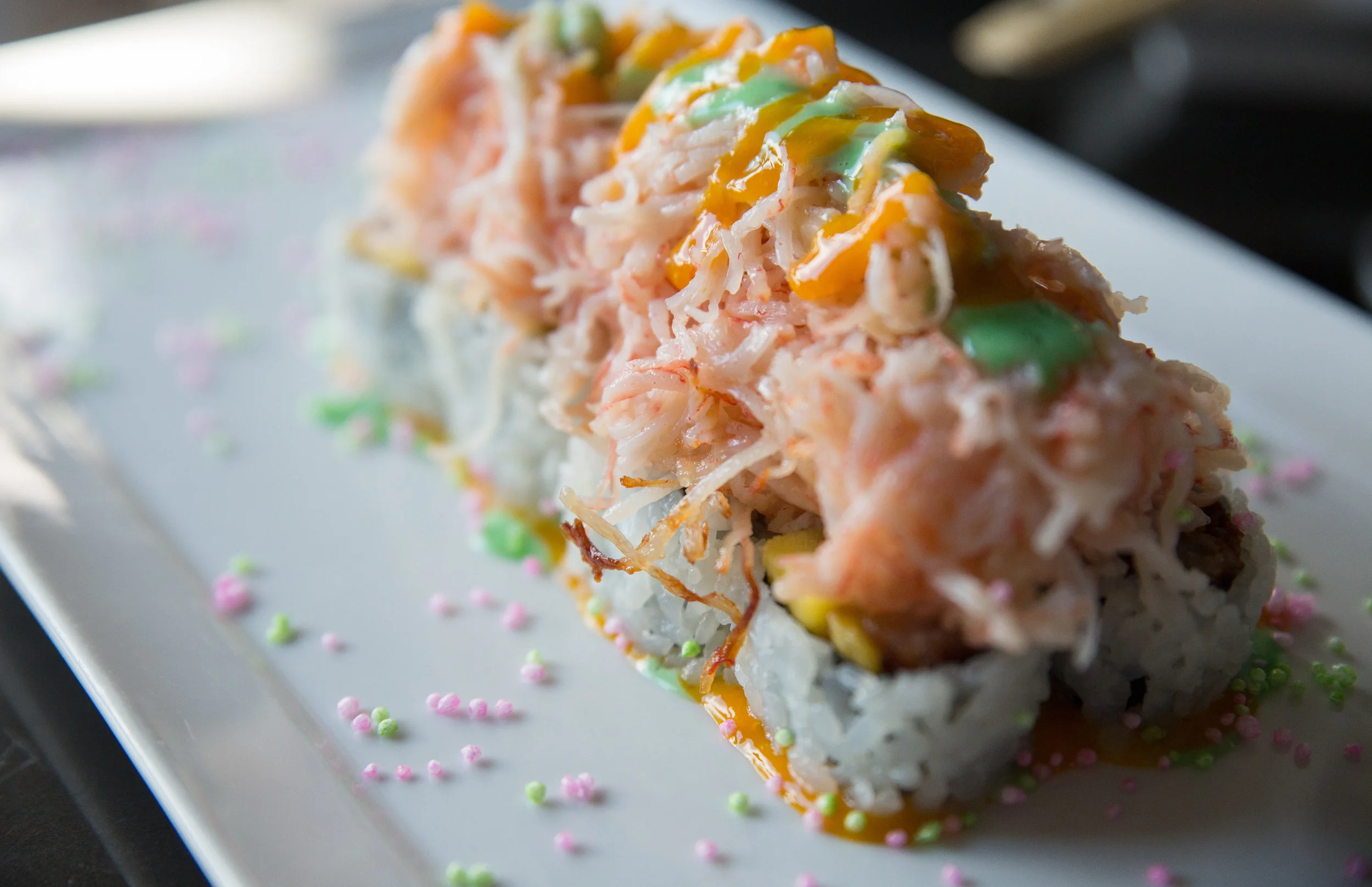 Nisen 2016 Volcano Roll, above, with its medley of flavors, was a hit with our Foodies.