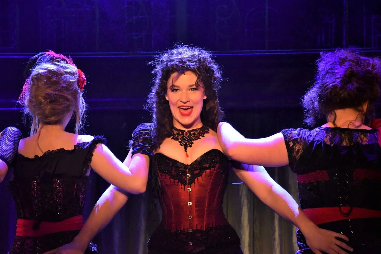  Caitlyn Caughell (as Lucy Harris) delivers a compelling performance in “Bring on the Men,” in the John W. Engeman Theater’s production of “Jekyll &amp; Hyde.” 