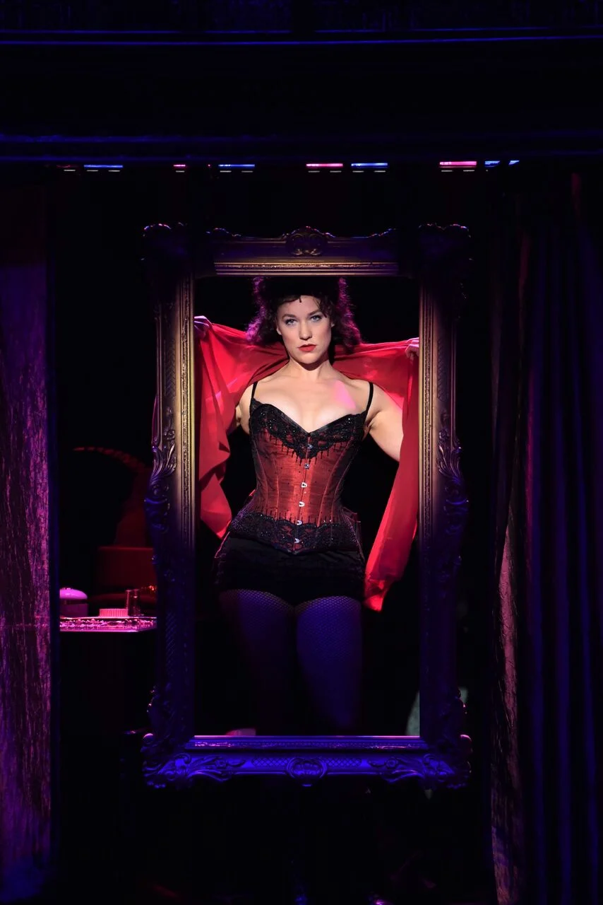  Caitlyn Caughell (as Lucy Harris) commands the stage during “Bring on the Men.” 