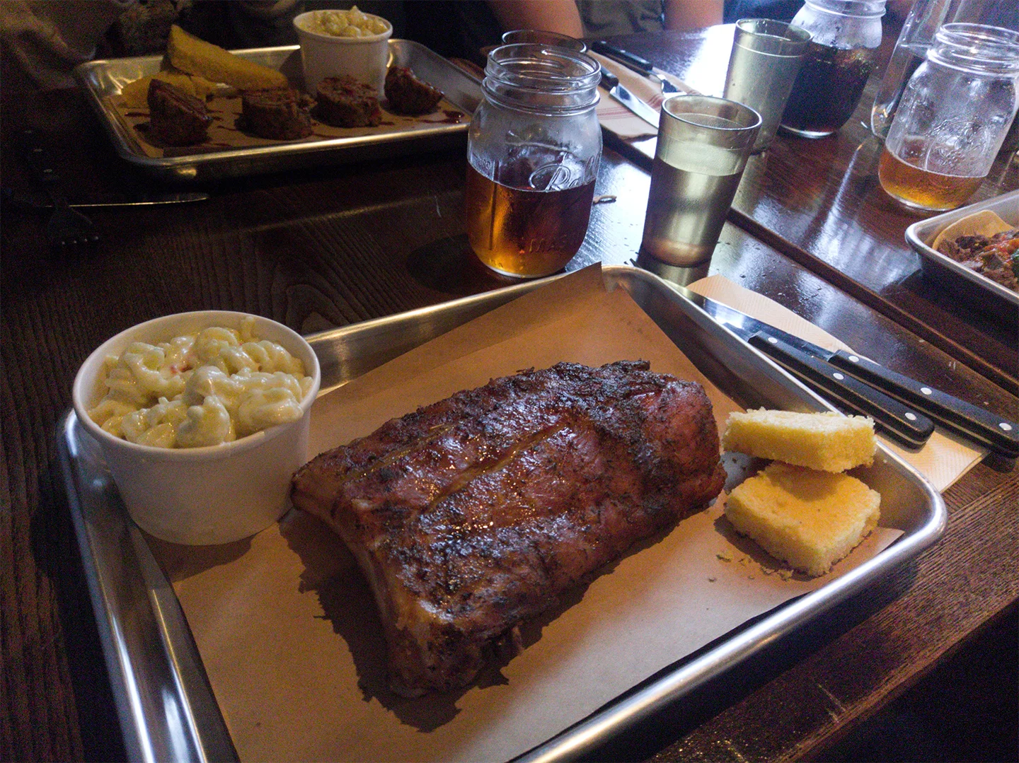  Choose your own sauce from four at every table for the dry-rub ribs at Radio Radio. 