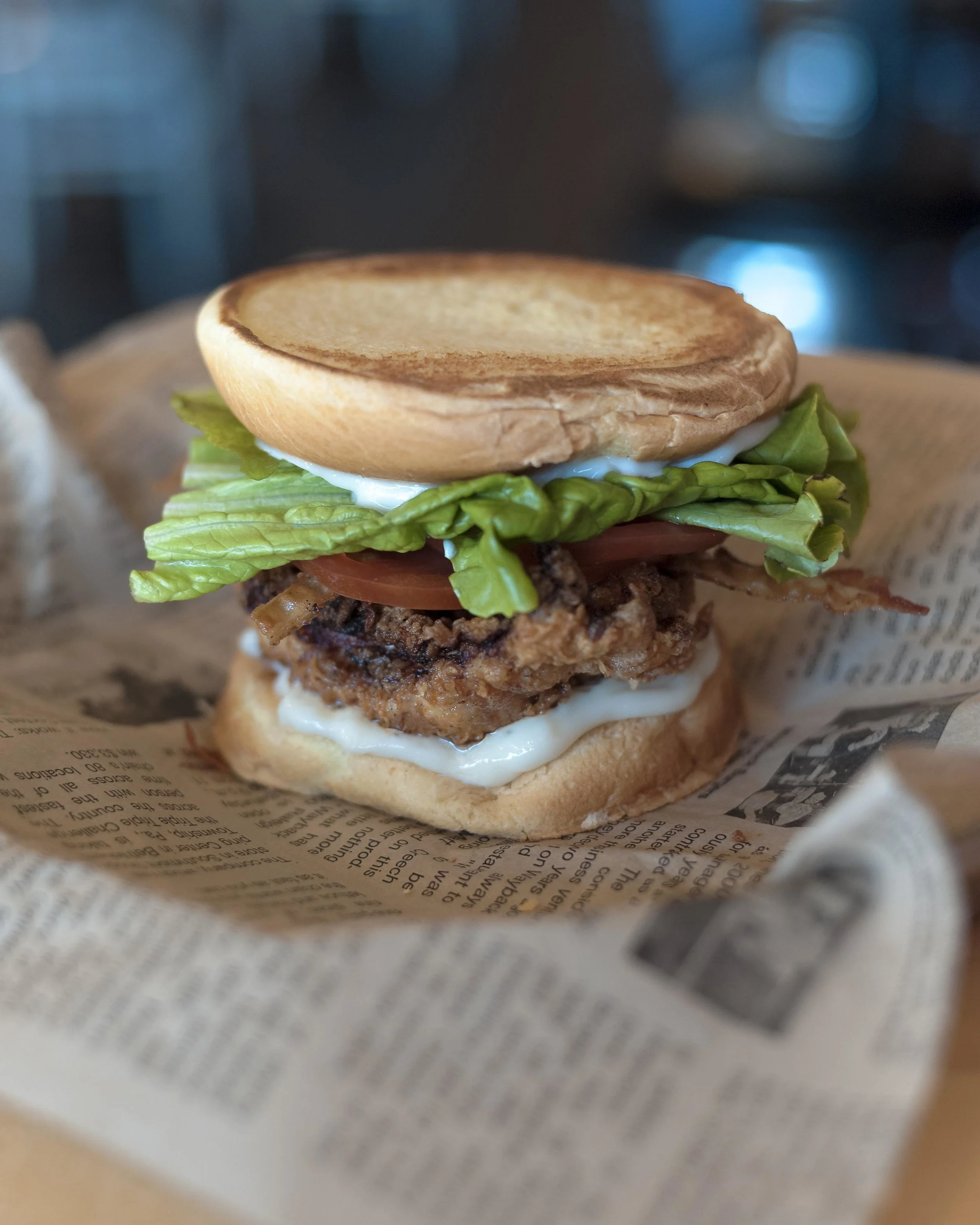  The new Crispy Chicken BLT brings together juicy, hand-breaded chicken at Wayback with a spread of hearty mayonnaise. 