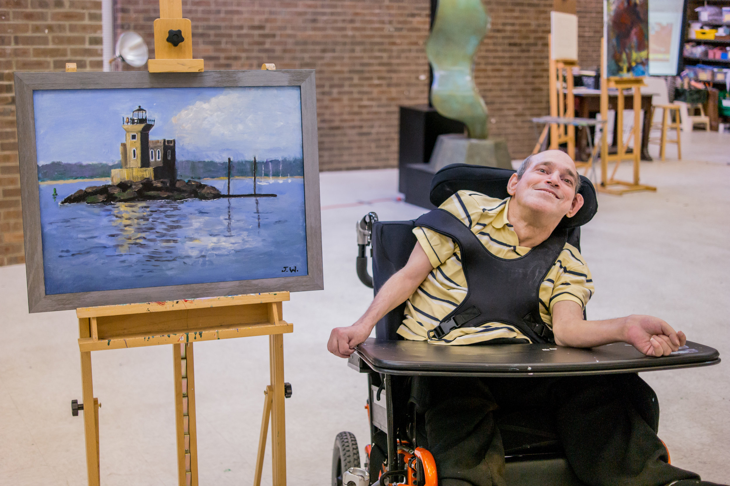 A Special Painting For The Huntington Lighthouse