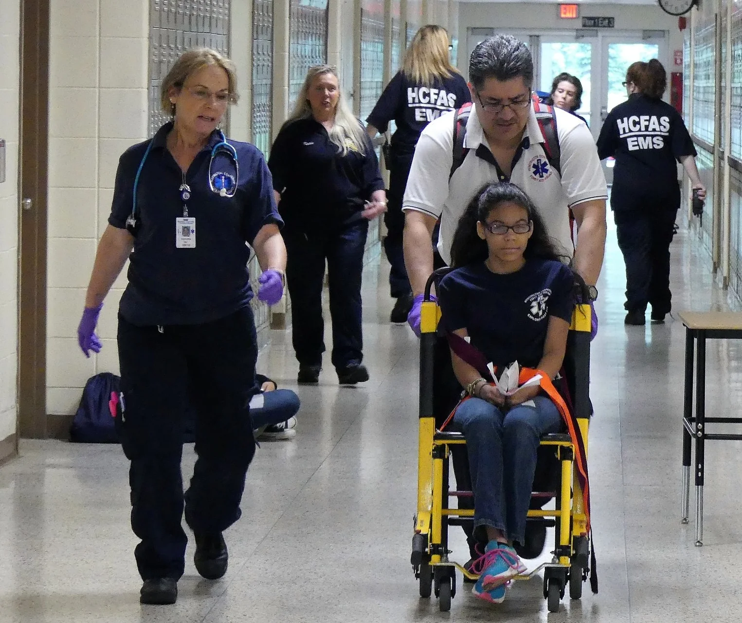 First Aid Squad Holds Active Shooter Drill