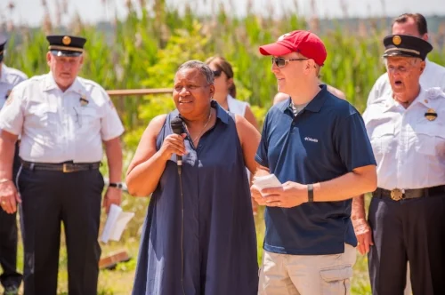  Huntington Councilwoman Tracey Edwards called the Eaton’s Neck Fire Department parade “the most fun anyone could have on the Fourth of July.” 