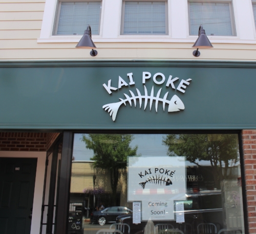Kai Poke, Long Island’s first solely-poke restaurant, is getting ready to open on Main Street in Huntington village