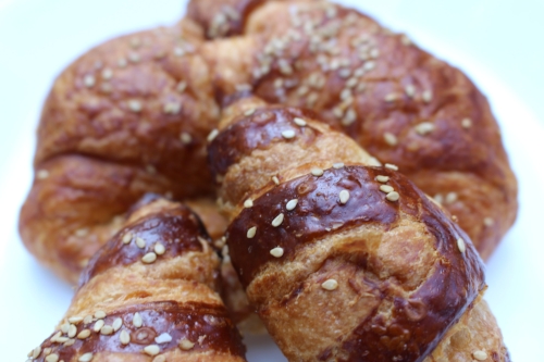 Long Islander News Photo/Lauren Peller The popular pretzel croissants from Emilia’s Bakehouse on Route 110 in Melville.