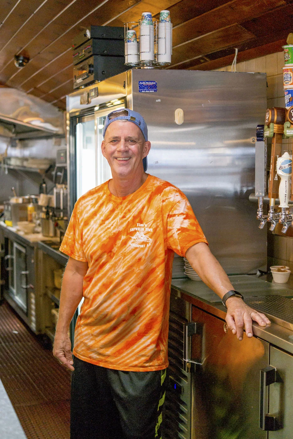  Tim Hess, owner of Tim’s Shipwreck Diner, donned the captain’s hat after his father, Otto, sold him the establishment in 1996. 