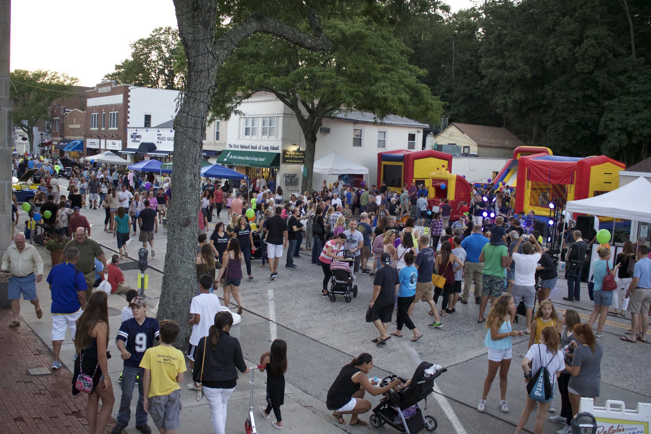  Main Street in Northport Village was crowded with people Tuesday night to celebrate the 10th Annual Northport Family Fun Night. 