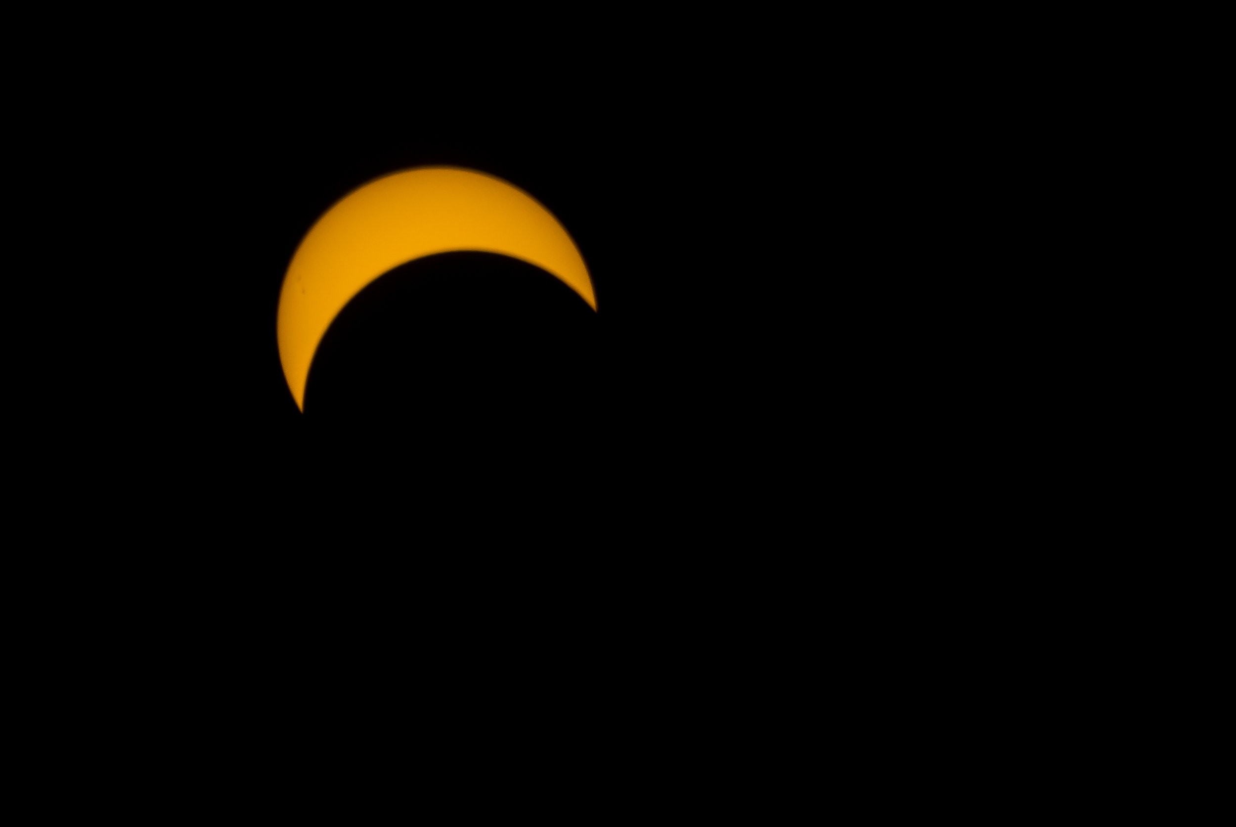  Matthew Scharkopf, of Huntington, took this photo of the solar eclipse at approximately 2:36 pm from his backyard off Lenox Road in Huntington Station. C opyright 2017 Matthew Scott Photography L.I. NY  