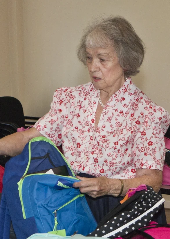 Huntington Church Gathers Backpacks For Needy