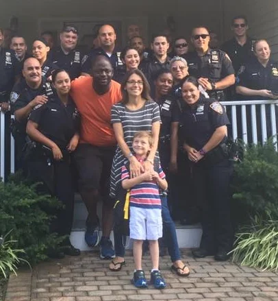 Police Officers Give Son Of Late Sergeant A Back To School Send Off