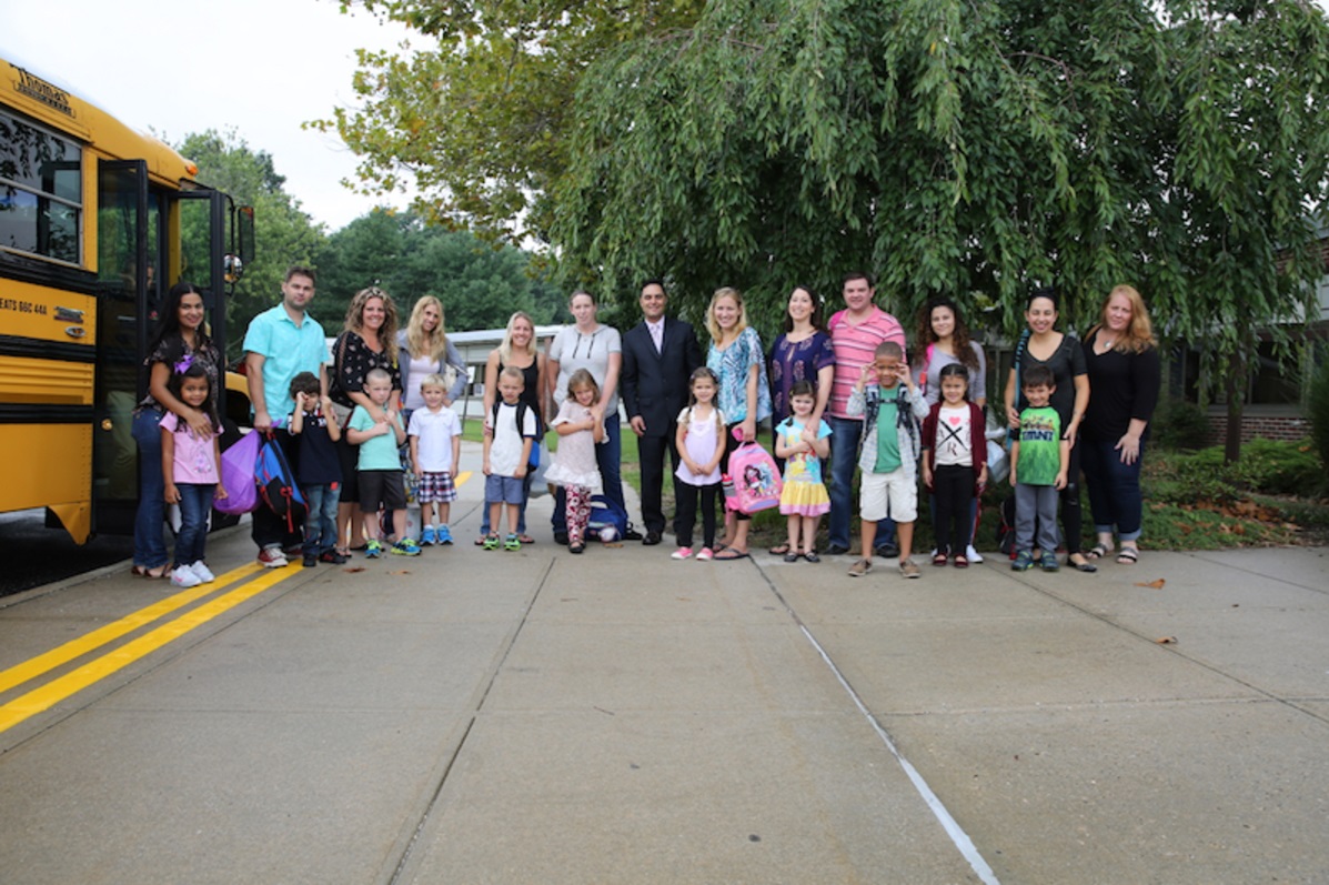   South Huntington School District welcomed back students on Wednesday.   Photo/South Huntington School District  