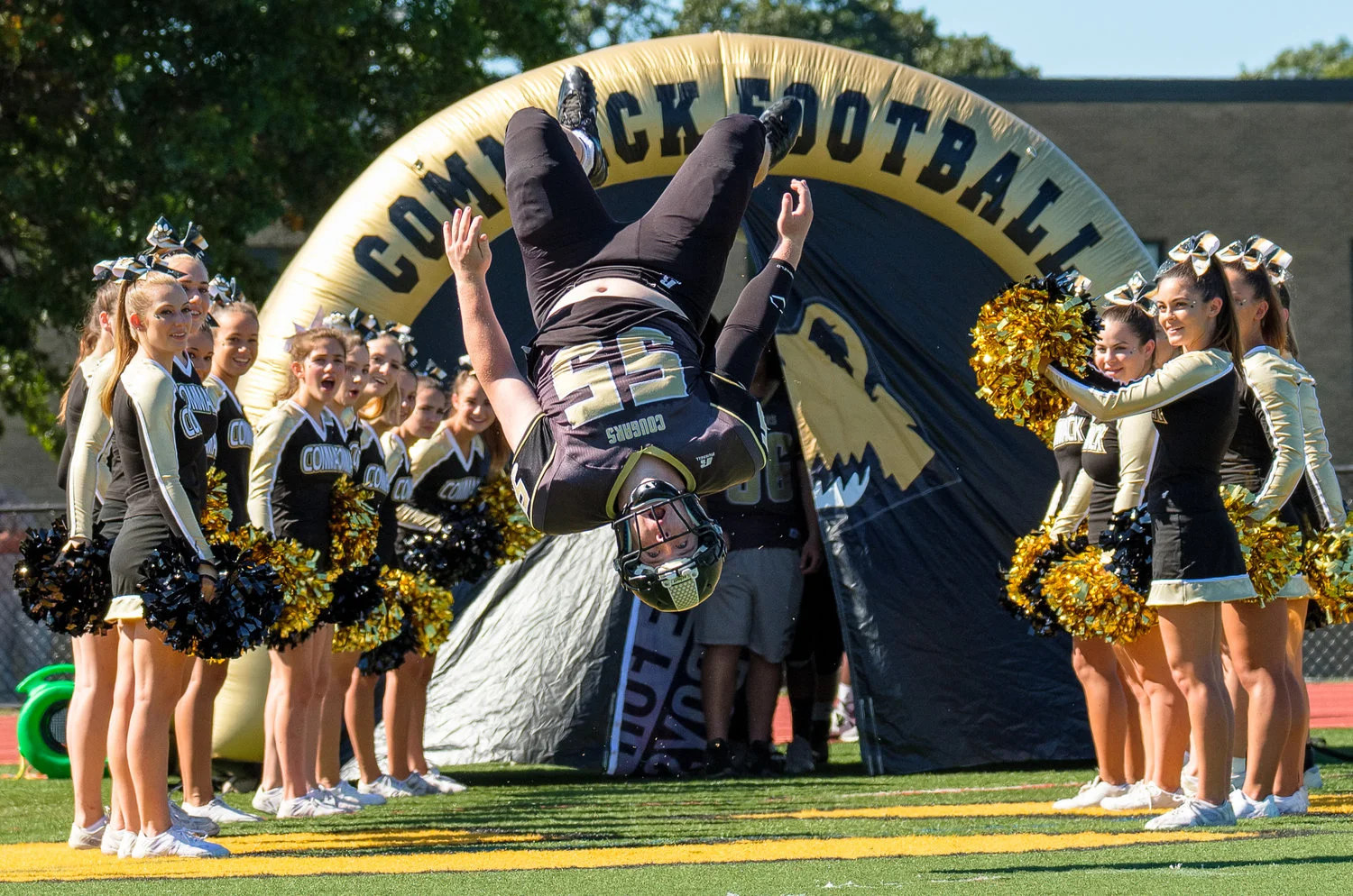   Some Cougars made quite the entrance to Saturday’s homecoming game.   Photo/Bob Williams/Fast Focus Photography  