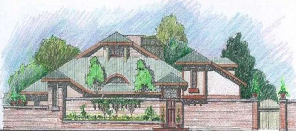   This rendering depicts a proposed 7,000- to 8,000-square-foot congregate care facility, for 21 or older adults with disabilities, on Cuba Hill Road in Greenlawn.  