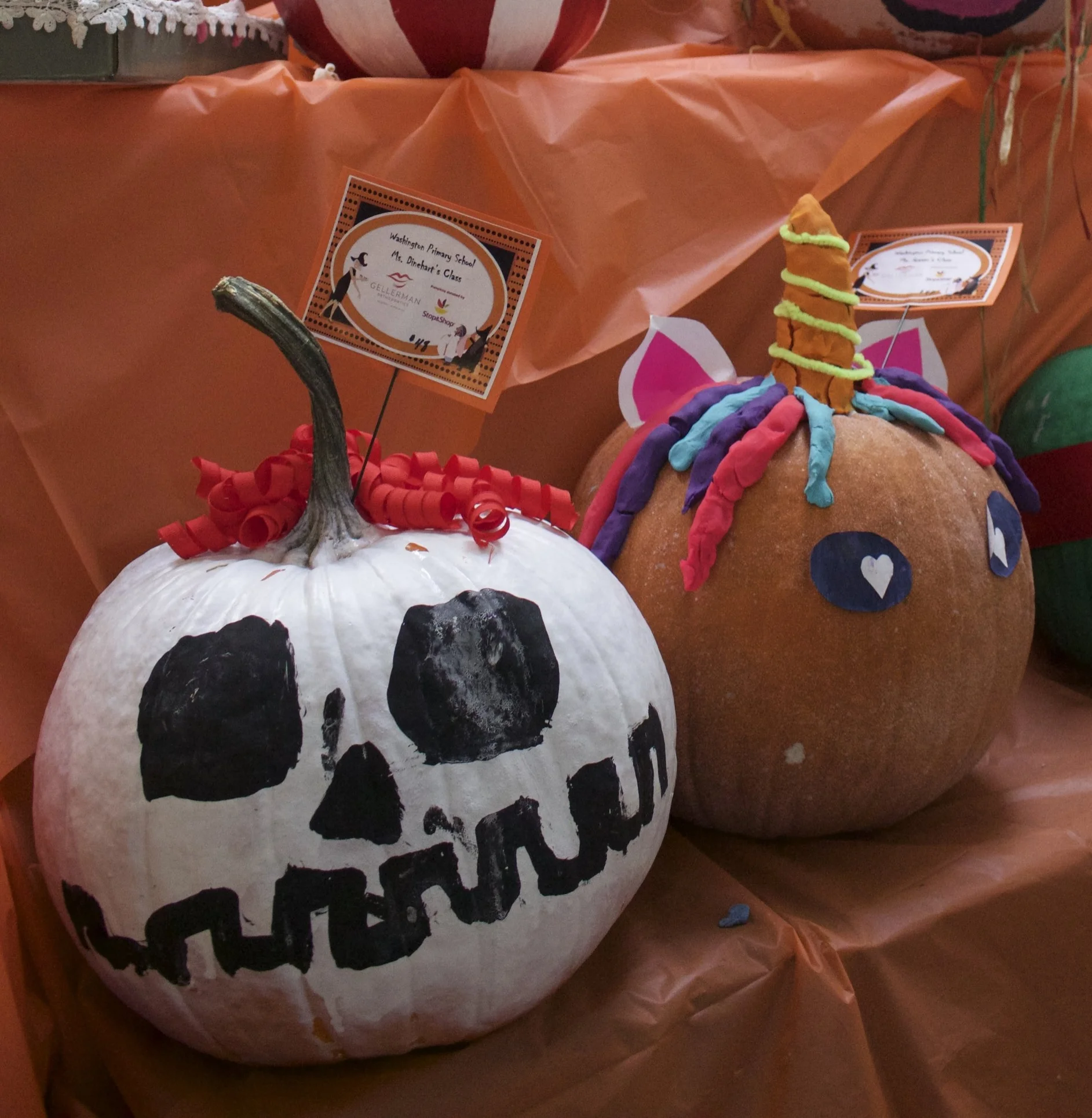 Schools, Businesses Decorate Pumpkins For Gellerman Orthodontics Contest