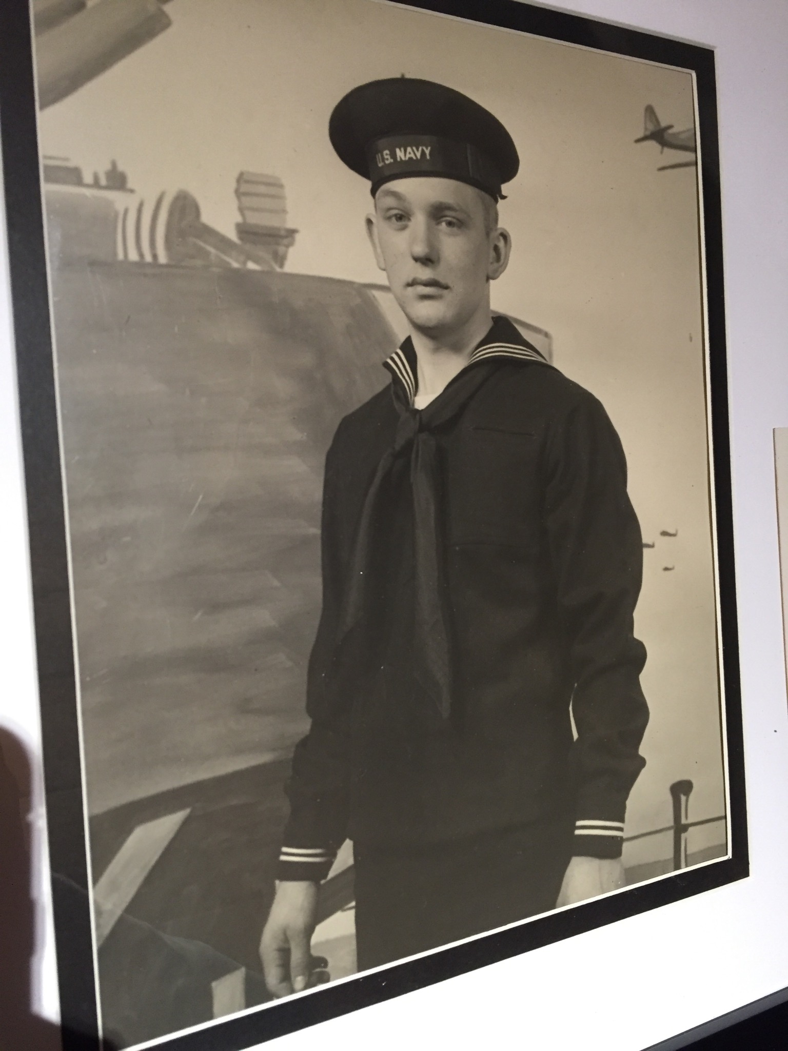   George Kunz went into the U.S. Navy when he was 17 years old, where he was a motor machinist’s mate, second class and assigned to the USS LCI(L)-590.   Photo by Steve Bartholomew  