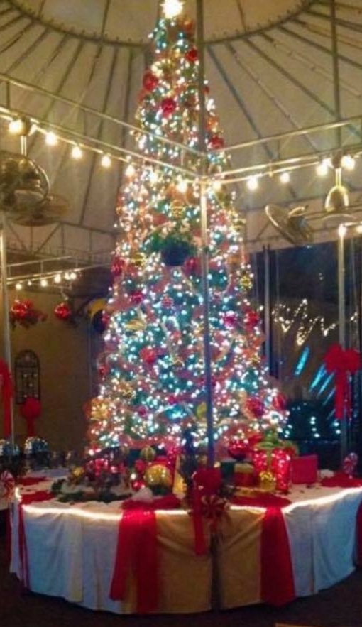   The tree is officially lit at Tutto Pazzo in Huntington.   Long Islander News Photo/Archives  