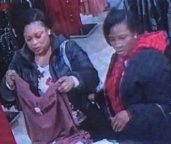 Suffolk County Crime Stoppers and Suffolk County Police Second Precinct Crime Section officers are seeking the public’s help to identify and locate these two women who stole from a Melville store last month. Photo Courtesy of SCPD