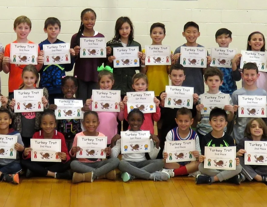 Vanderbilt Elementary Students Learn Healthy Living At 21st Turkey Trot Run