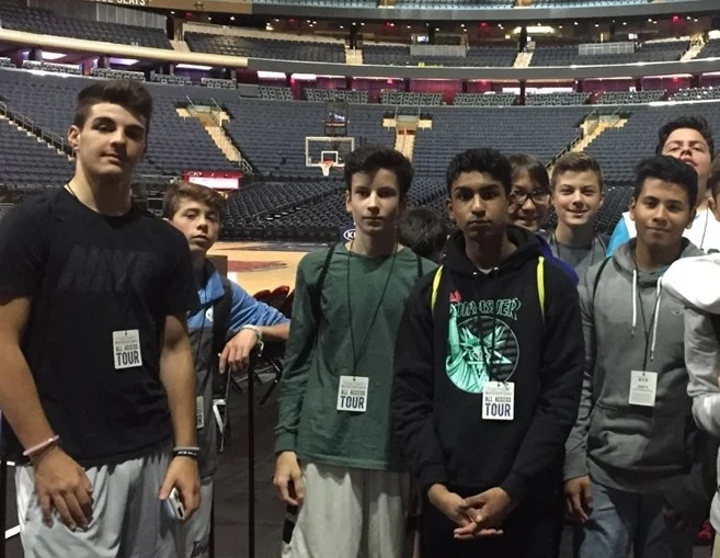 Marketing Class Tours World’s Most Famous Arena