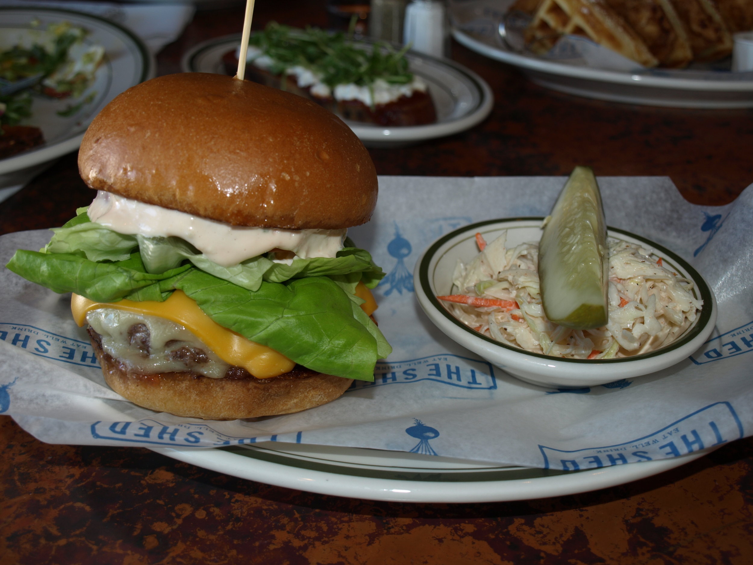   The Shed Burger.     Long Islander News photos/archives     