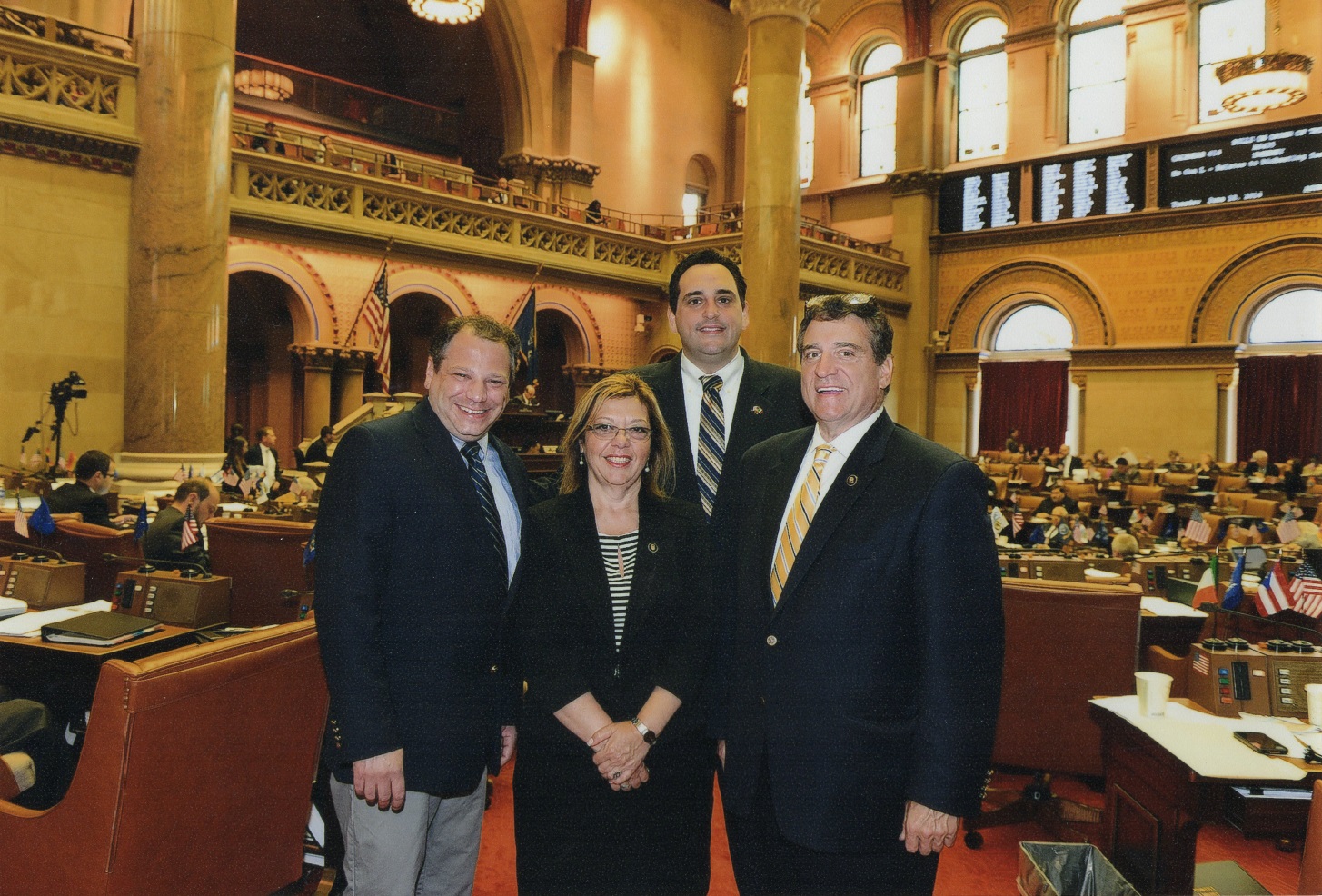   Assemblyman Chad Lupinacci meeting with Governor Andrew Cuomo in January 2015 at the start of his second term in the state assembly.  