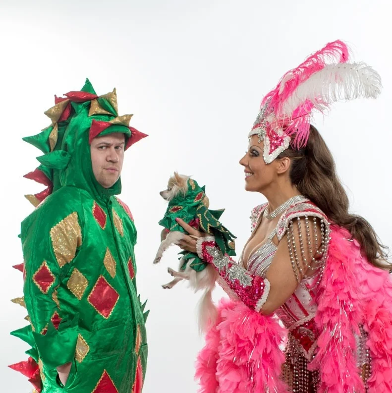 ‘Grumpy Guy’ In Dragon Costume To Make Magic In Huntington