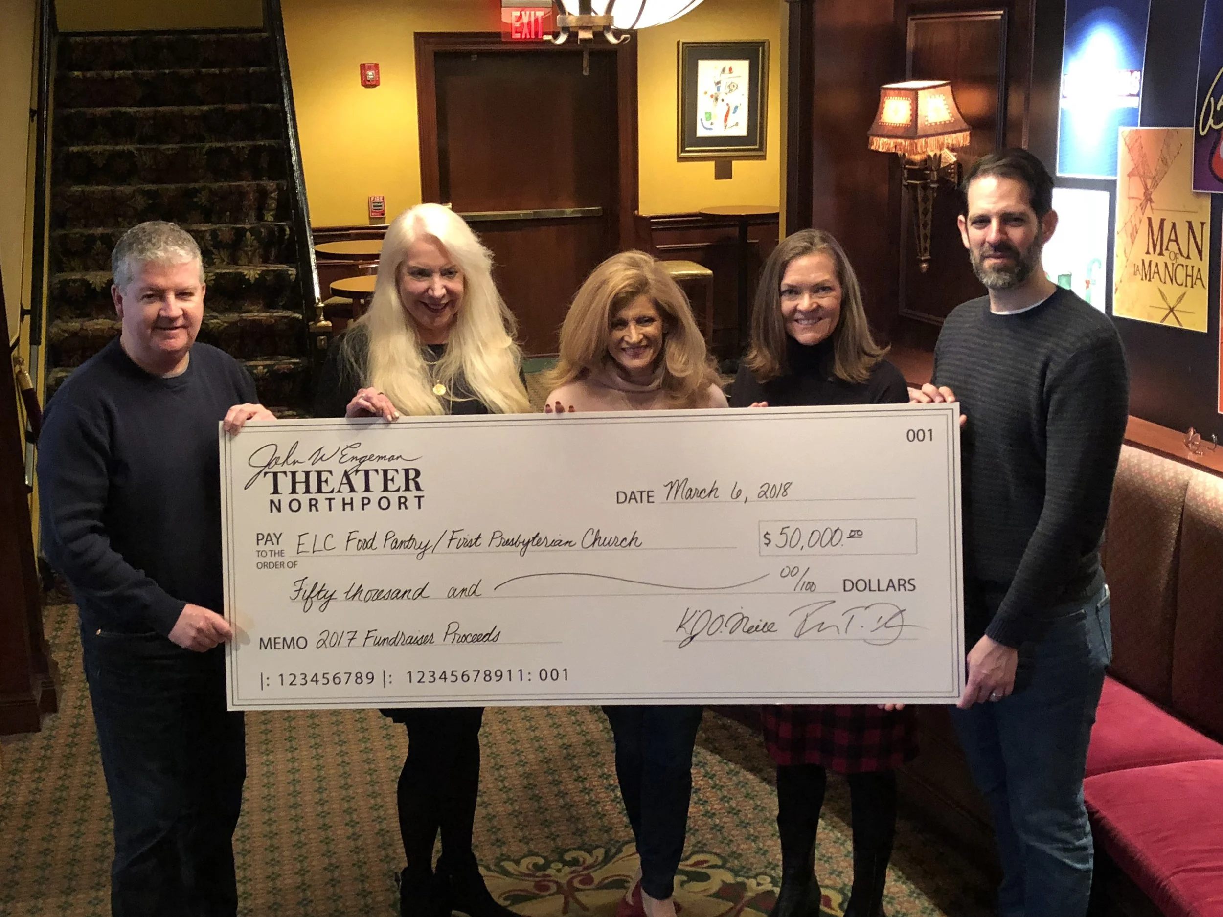 Theater Raises $50K For Northport Church, Food Pantry