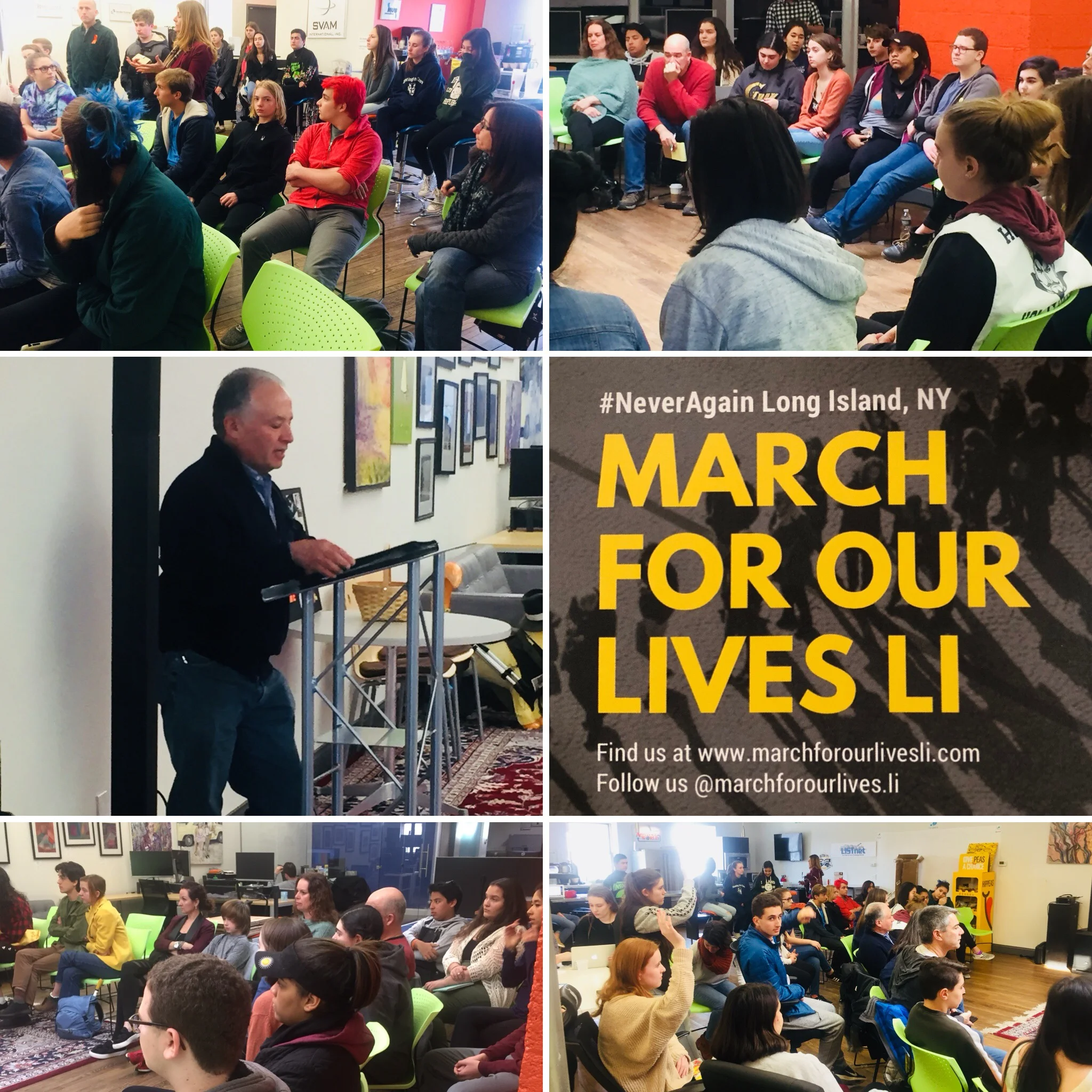   The mission for the March For Our Lives Long Island organization is to evoke change within the public to protect the youth.   Photos by Julia Fenster  