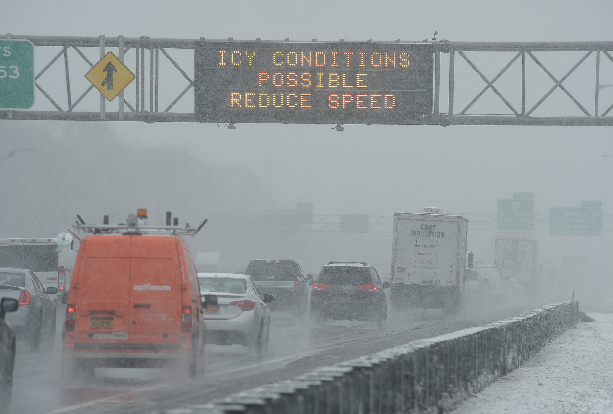Welcome To Spring: 'Nor'easter Hits Huntington