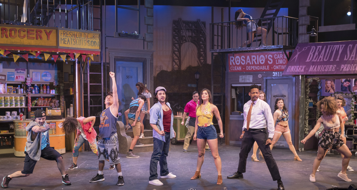   The cast of the John W. Engeman Theater’s production of “In The Heights” will leave audience members mesmerized with the performance of 96,000.”   Photos by Michael DeCristofaro  