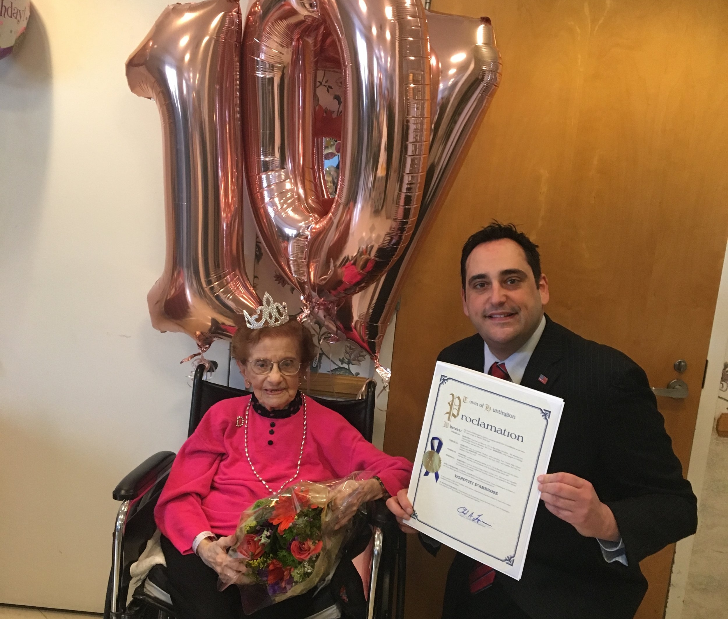 Huntington Resident Celebrates 107th Birthday