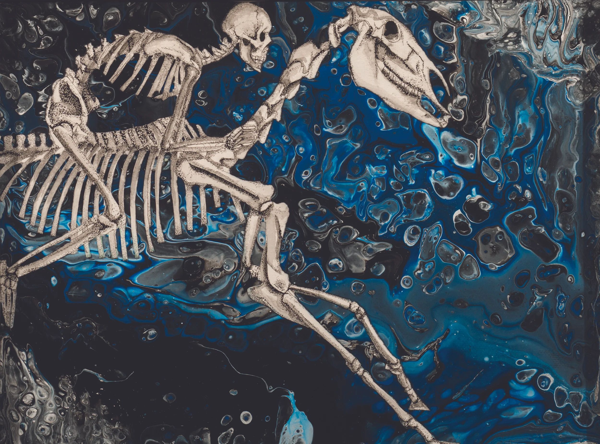  “Unknown Rider,” by Rachel Goldsmith of Half Hollow Hills. 