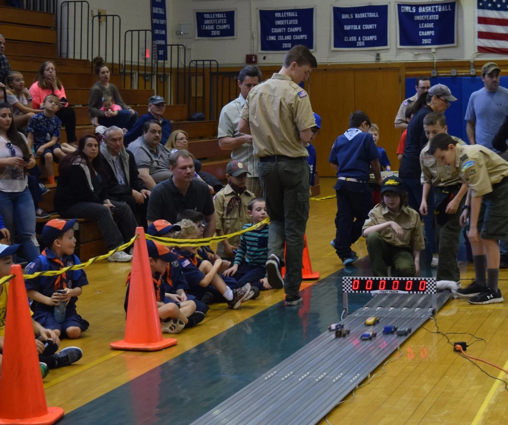 Scouts Put Pinewood Derby Cars To The Test