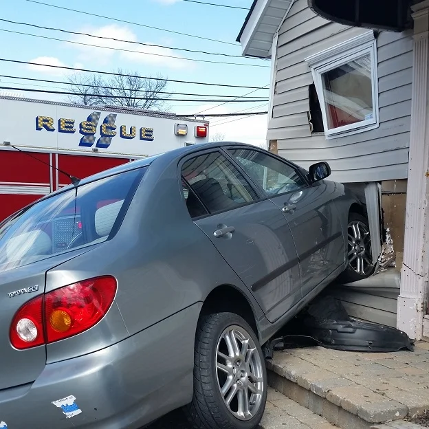 Car Crashes Into Huntington Station Restaurant