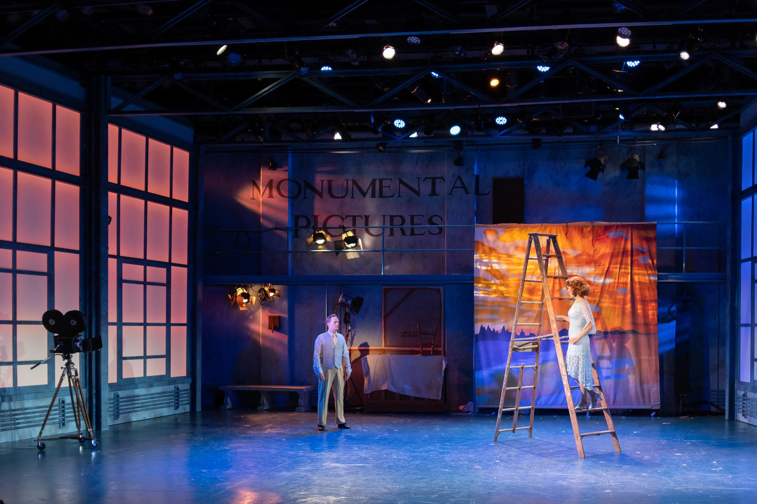   Danny Gardner and Tessa Grady perform “You Were Meant for Me.”  